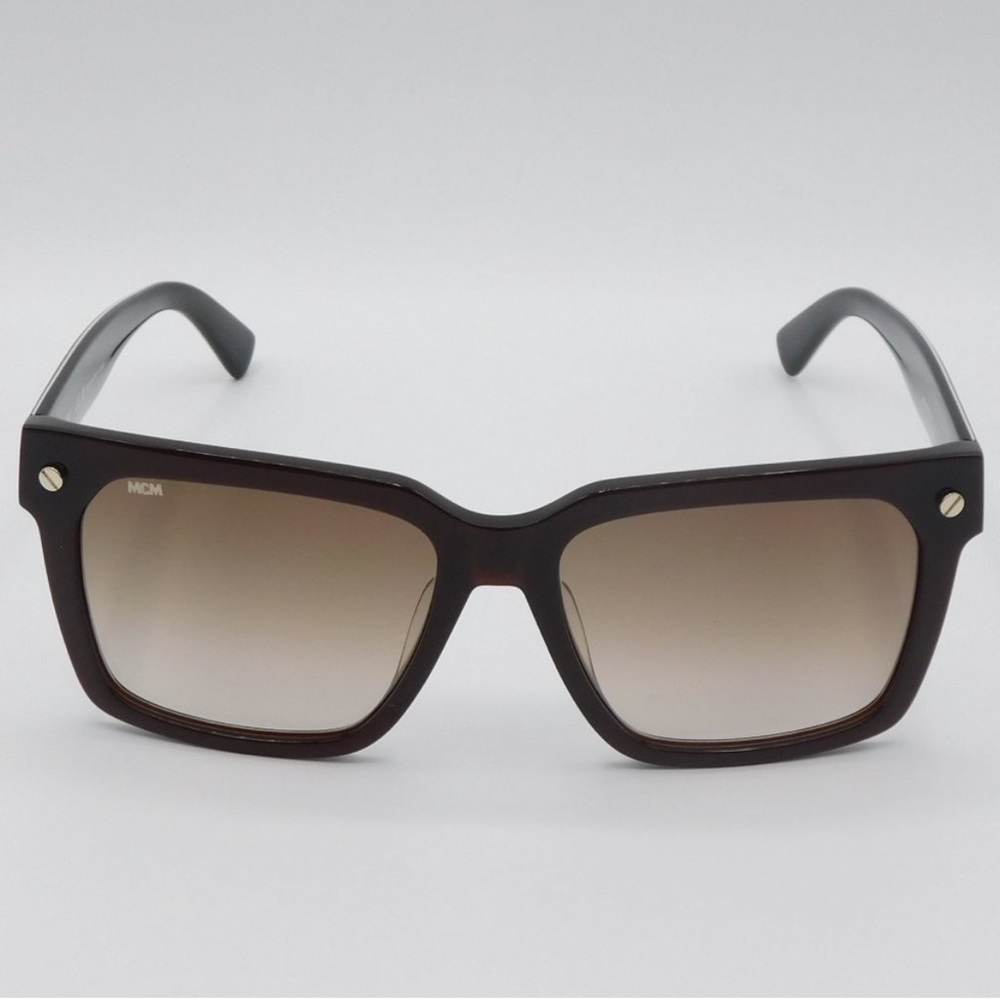 ♡BNWT RRP $350+ AUTHENTIC MCM™ Black/Cognac Womens Sunglasses w/ Leather Case♡